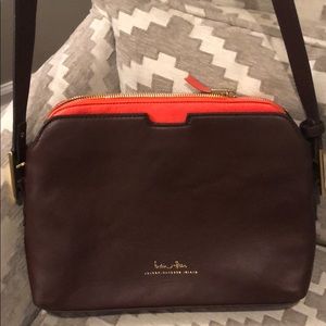 India Hicks Shoulder Bag with Envelope Insert